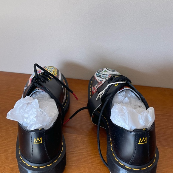 Dr. Martens Black Multicolor Lace Up Boots - Picture 5 of 7